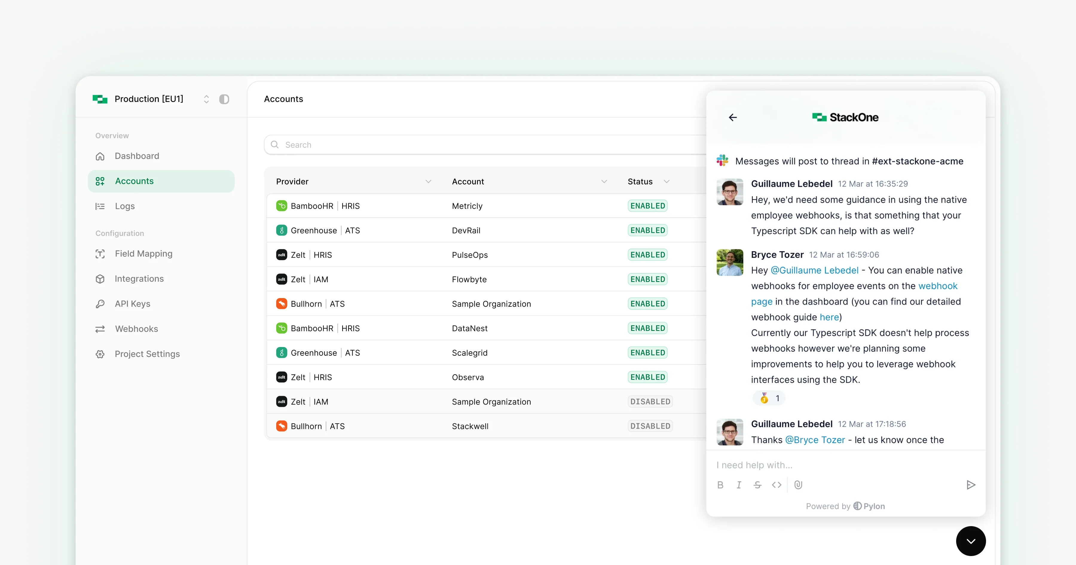 In-App Chat & Support