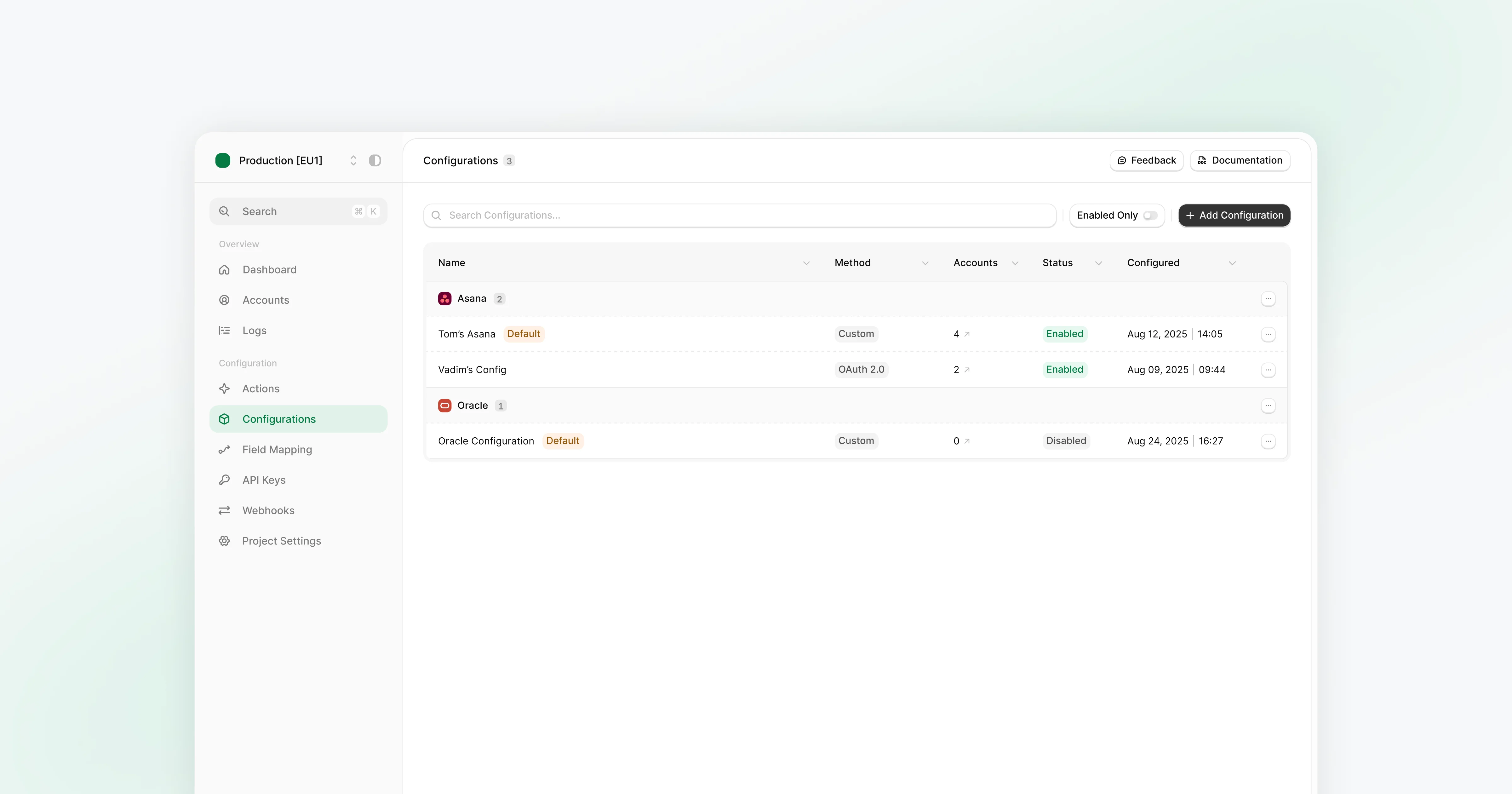 New & Improved Integration Configurations
