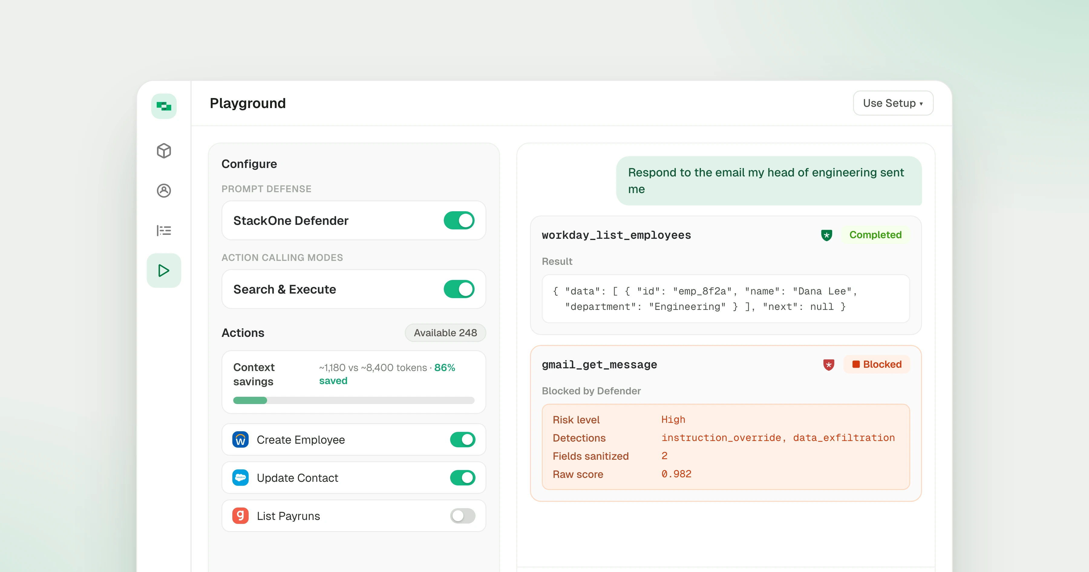 Playground: Try Search & Execute and Watch Defender in Action