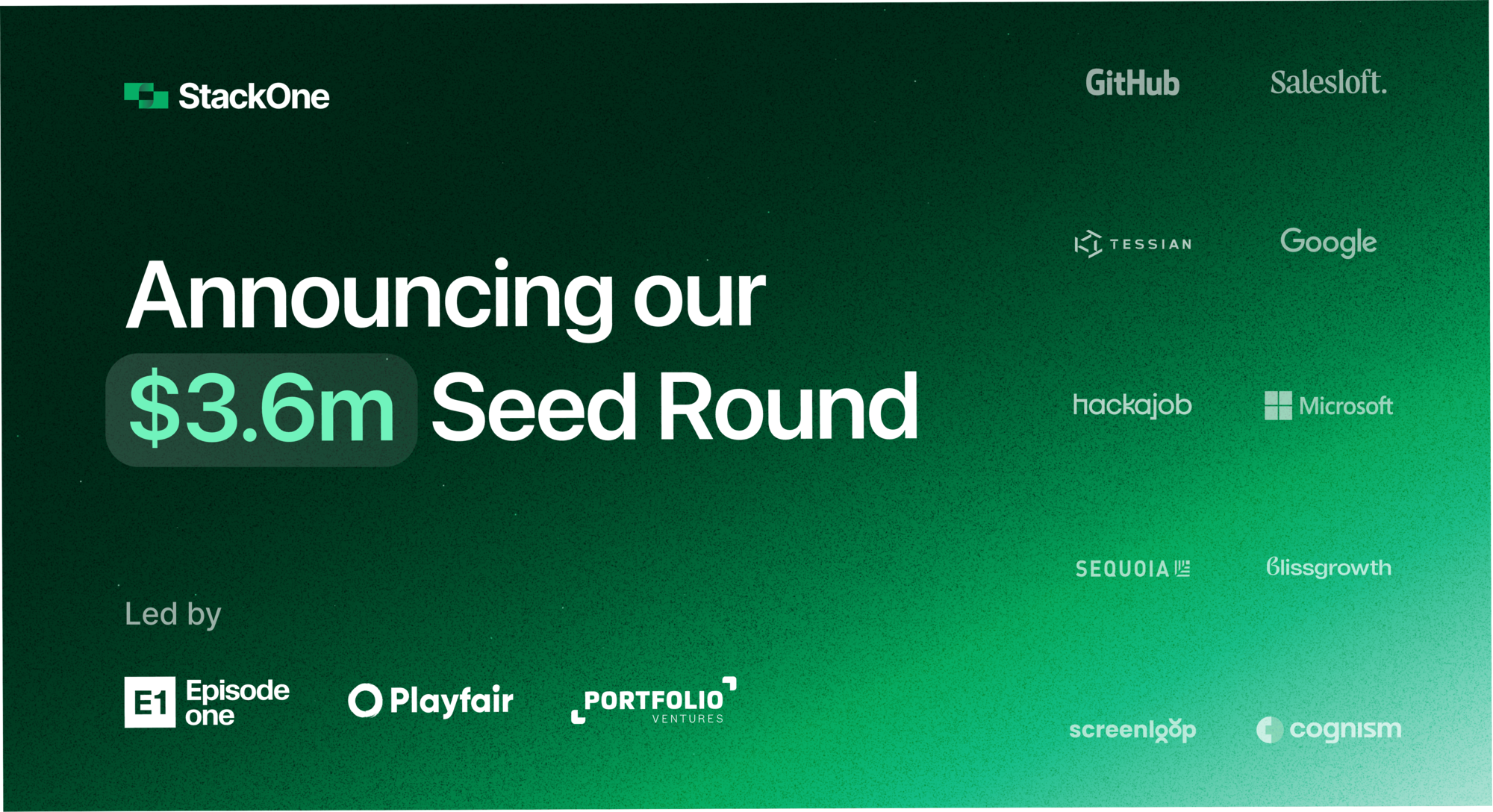 StackOne Secures $3.6M in Seed Funding led by Episode 1