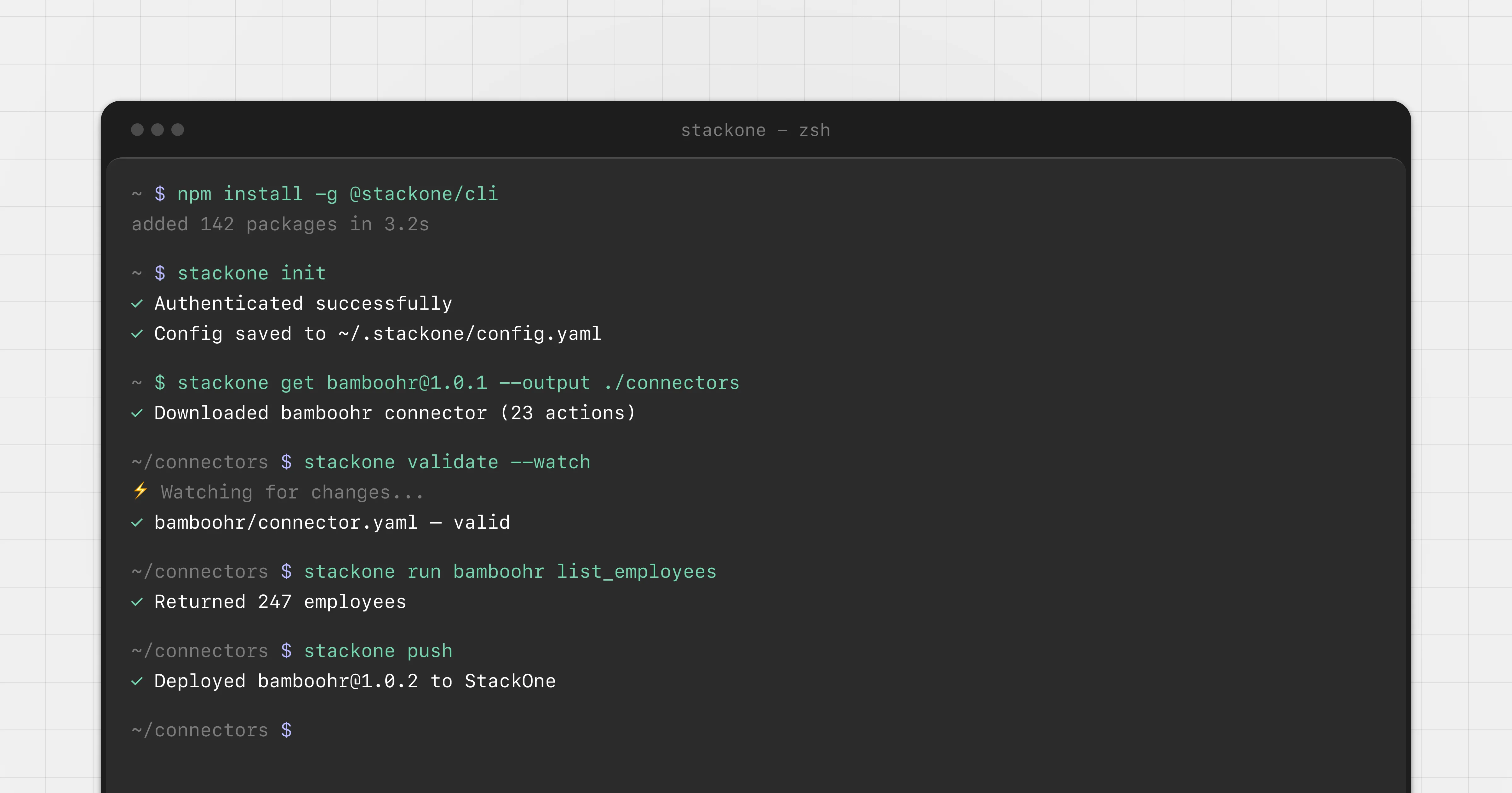 StackOne CLI: Build And Manage Your Agent Connectors Directly From Your Terminal