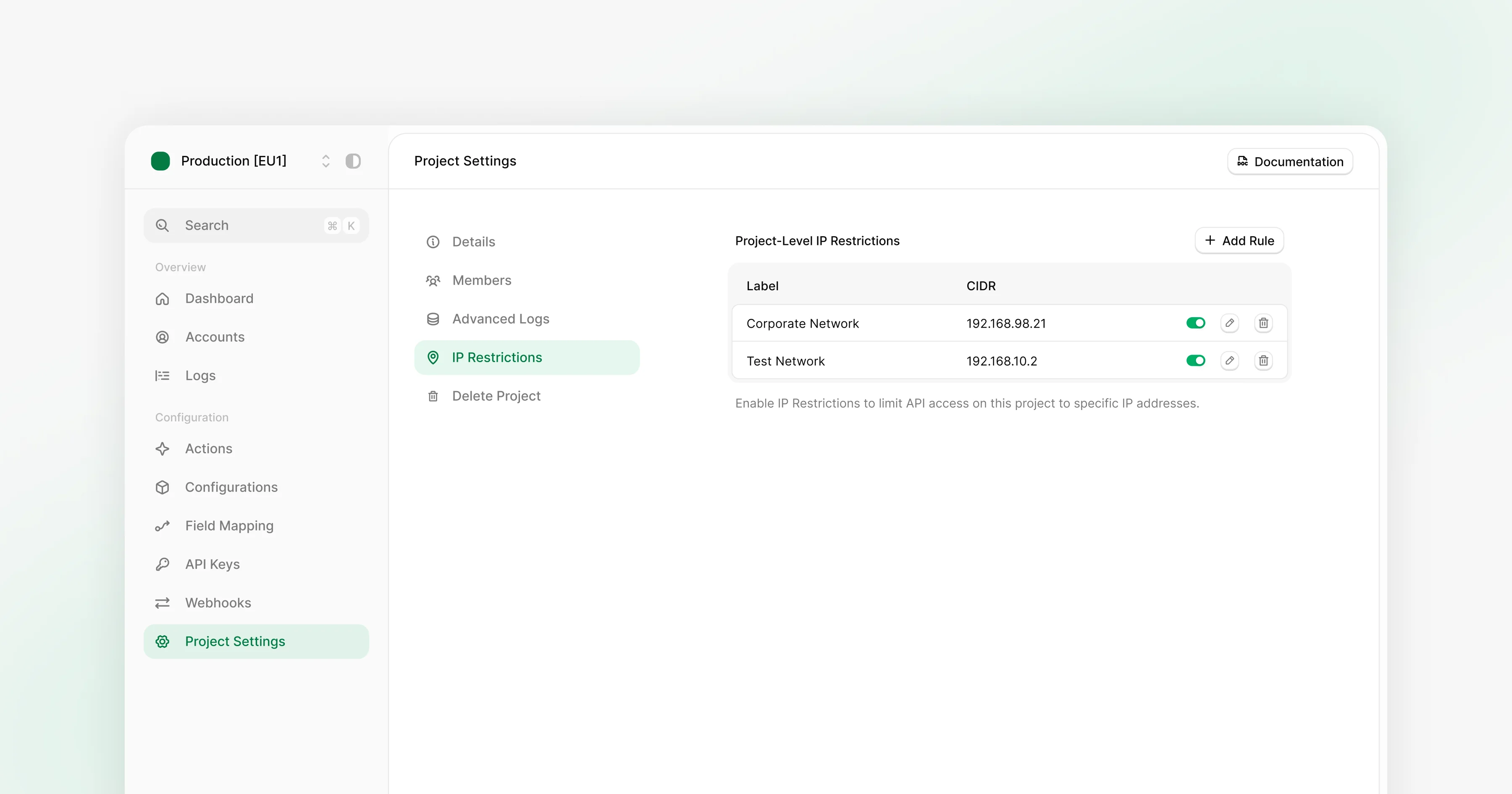 IP Allowlist: Network-Level Security, Built In